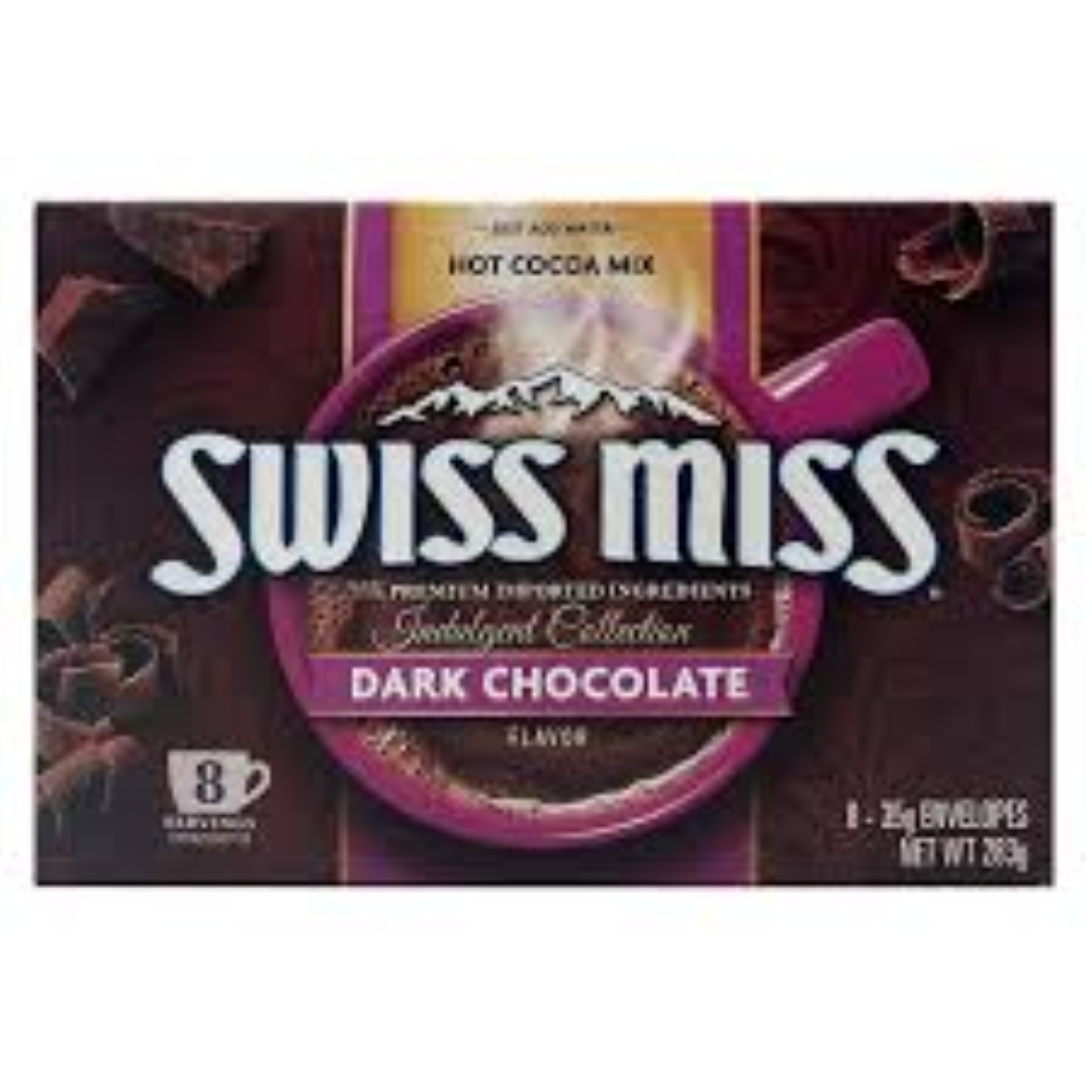 SWISS MISS JOT COCOA MIX DARK CHOCOLATE 8'S 283G